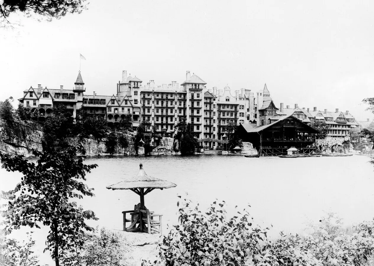 Vintage view from the south