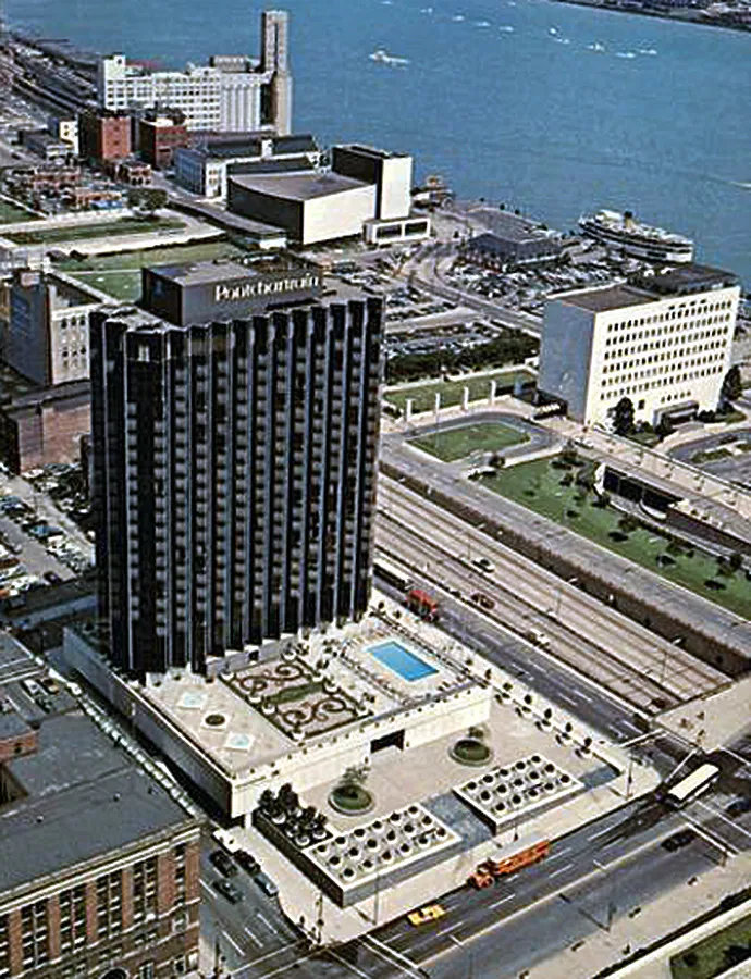 Vintage view from the northwest