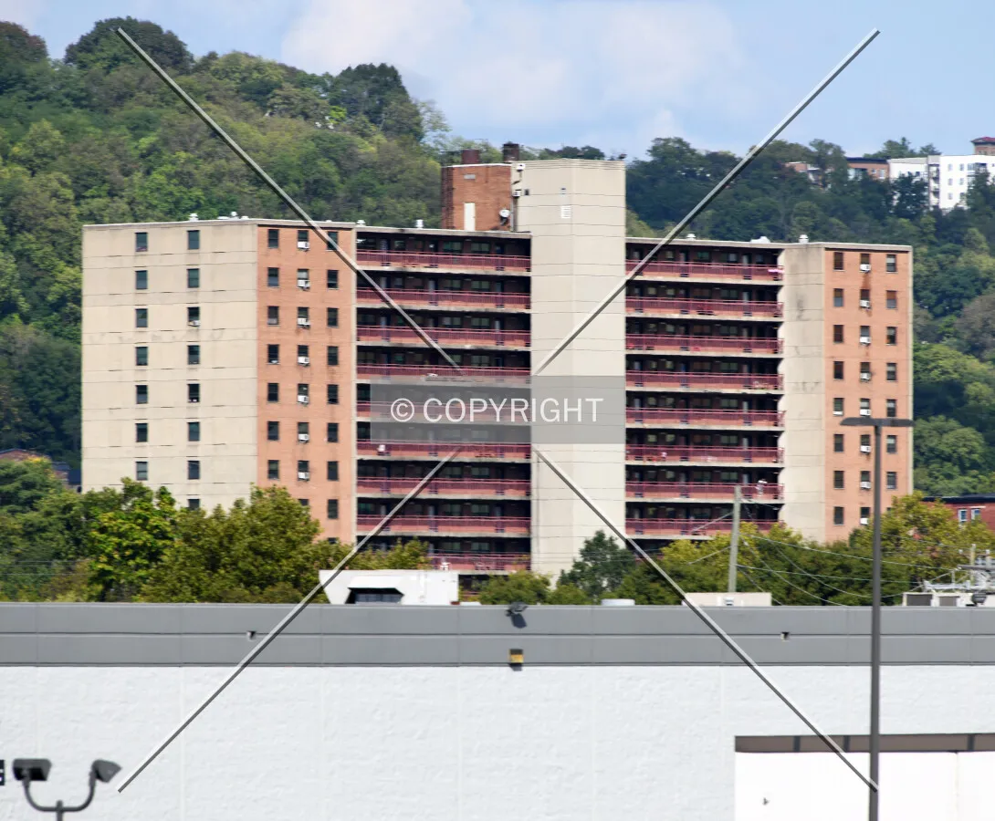 View from the southwest