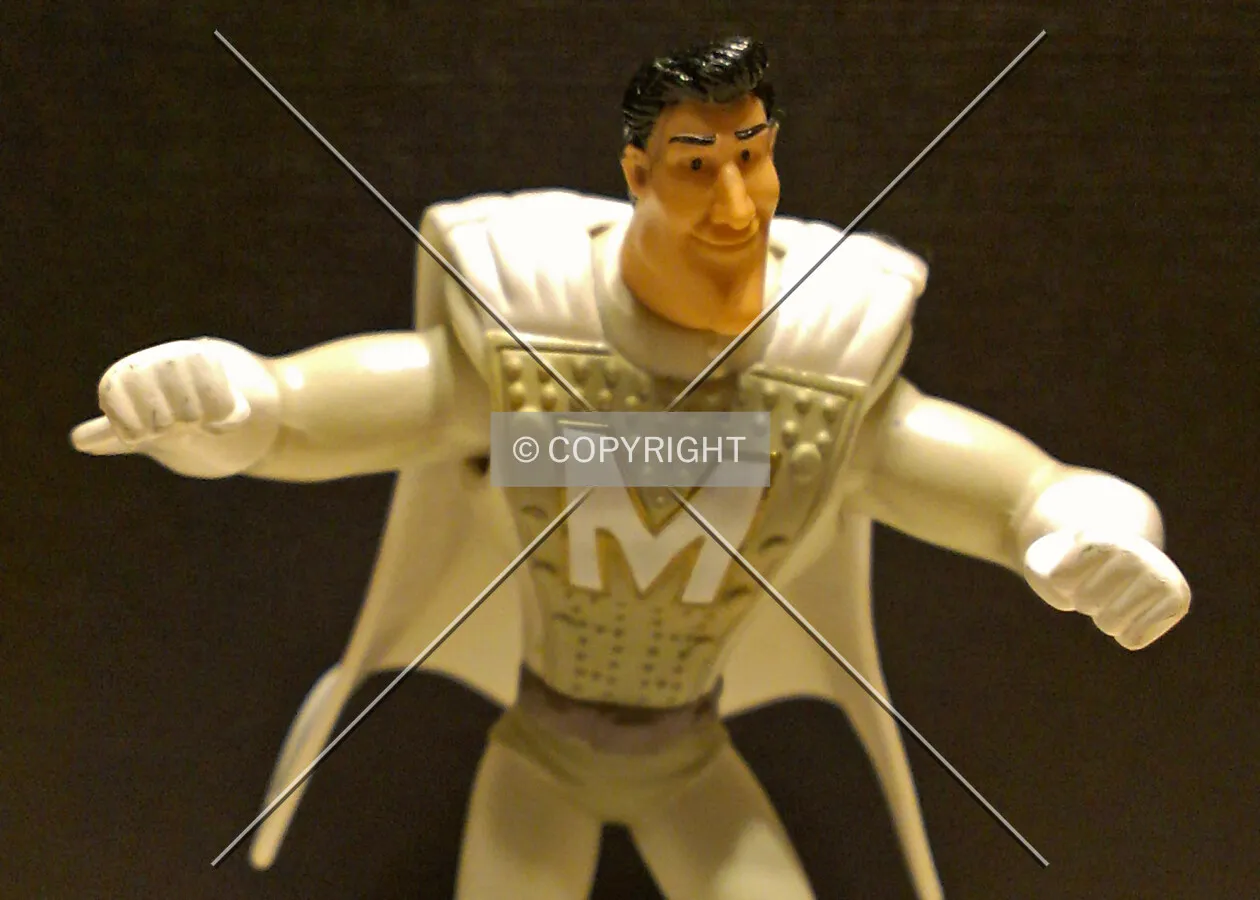 McDonald's Megamind Metro Man toy