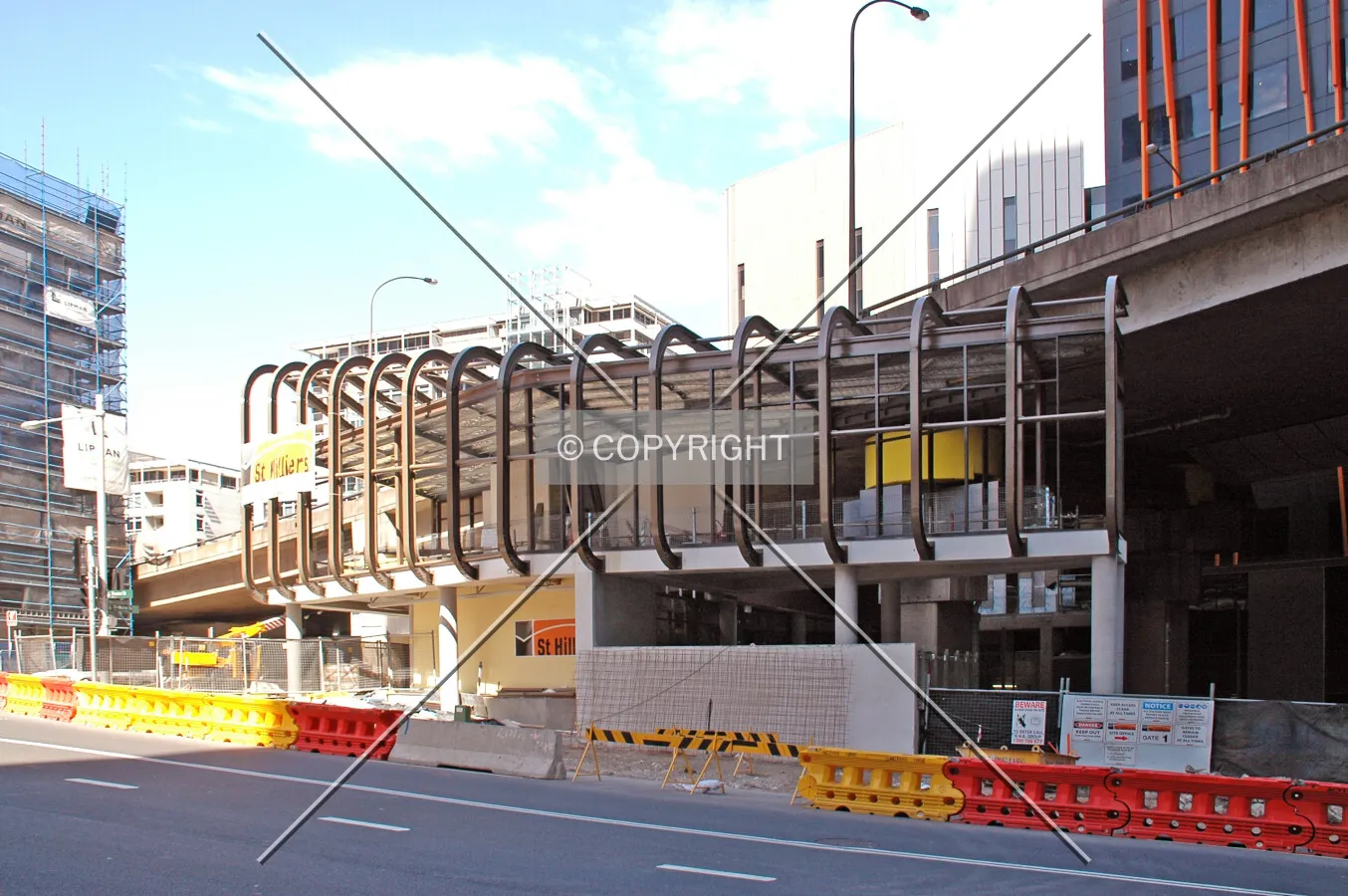 East side of the development