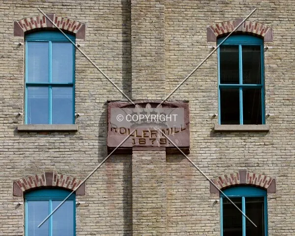 Detail on west facade