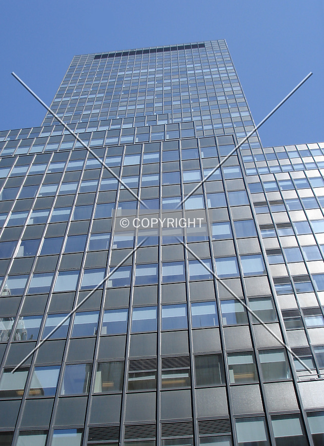 Looking up from East 46th Street
