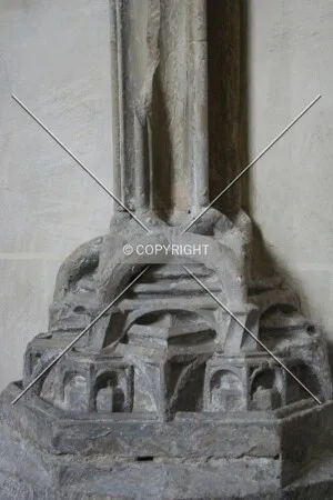 Base of a gothic pilaster