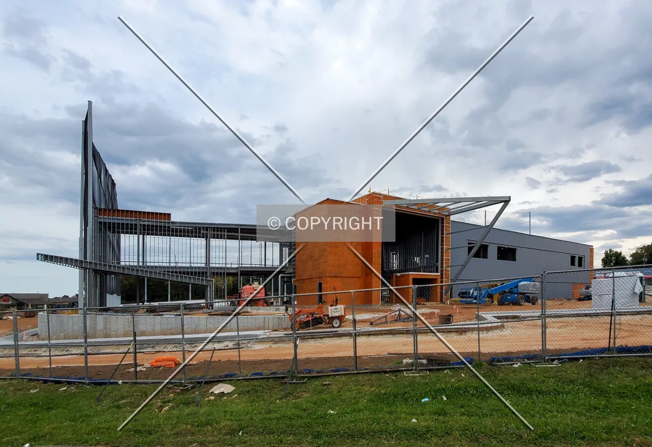 Northwest view; October 3, 2020