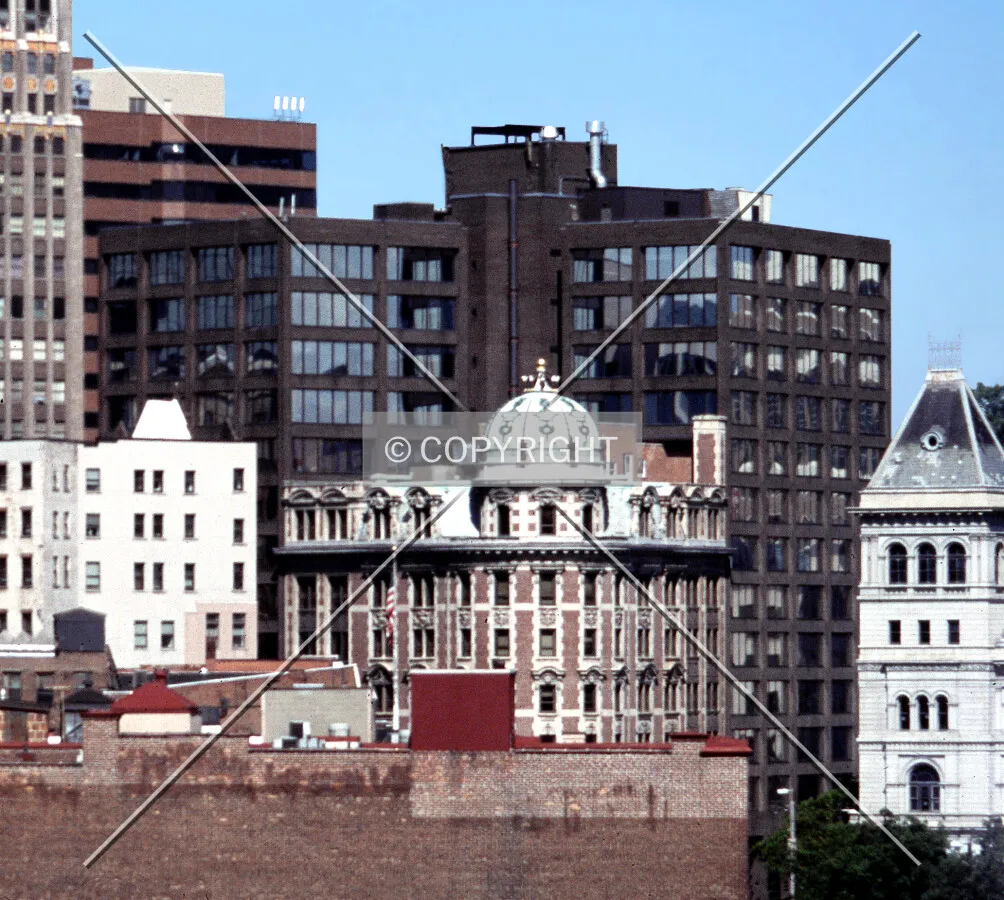 View from the southeast with 35 State Street