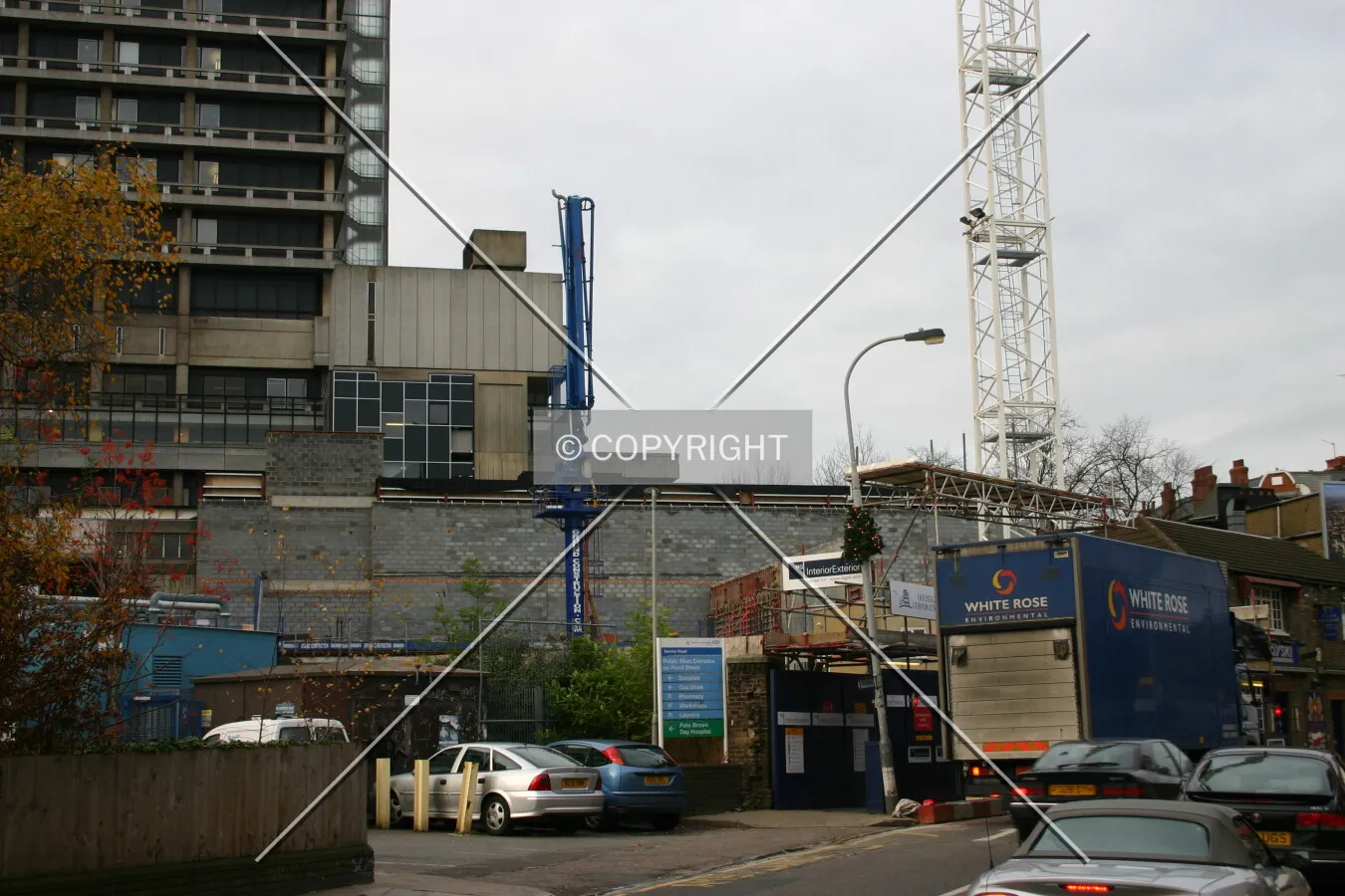 View of the site from Fleet Road