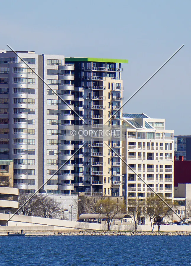 Distant view from the south; May 9, 2020