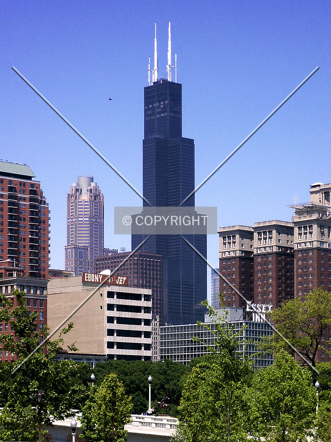 Looking northwest from Grant Park