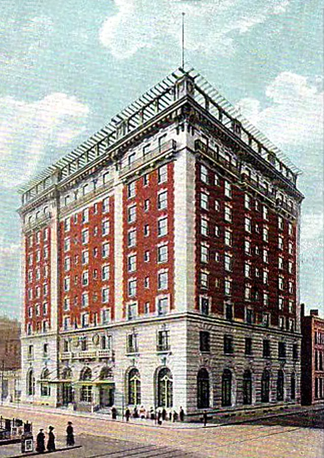 Vintage view from the northeast