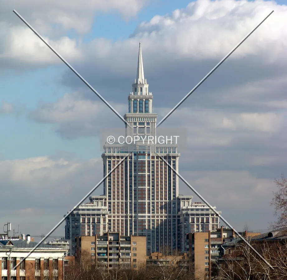 Distant view from the west