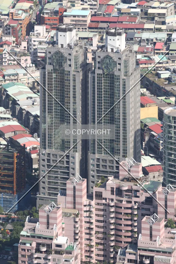 View from Taipei 101 Observatory