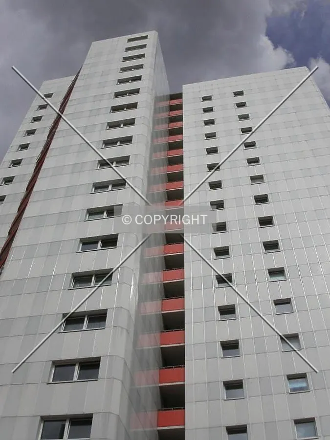 Back side of the tower
