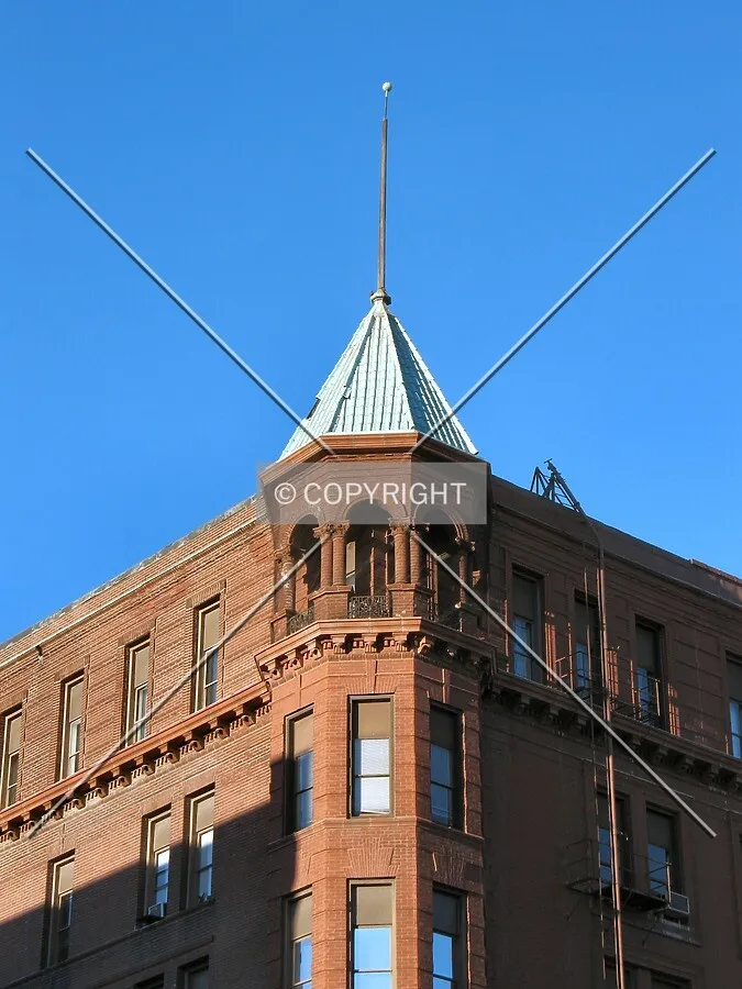 Corner tower
