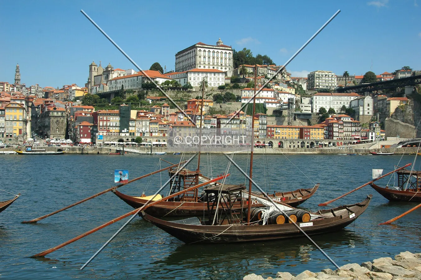 Boats in Douro river