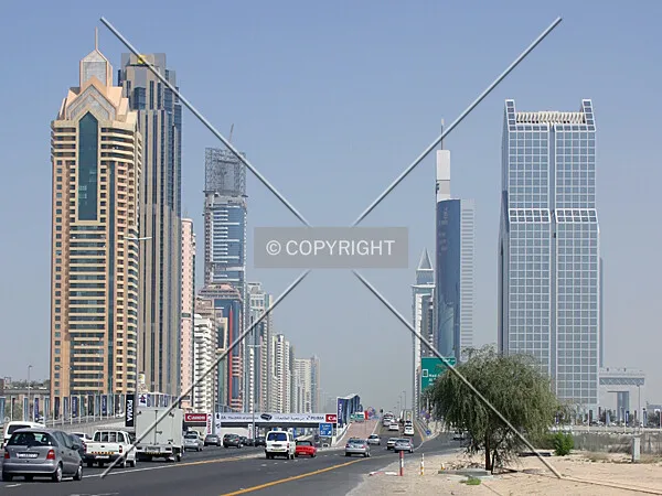 View from Sheikh Zayed Road