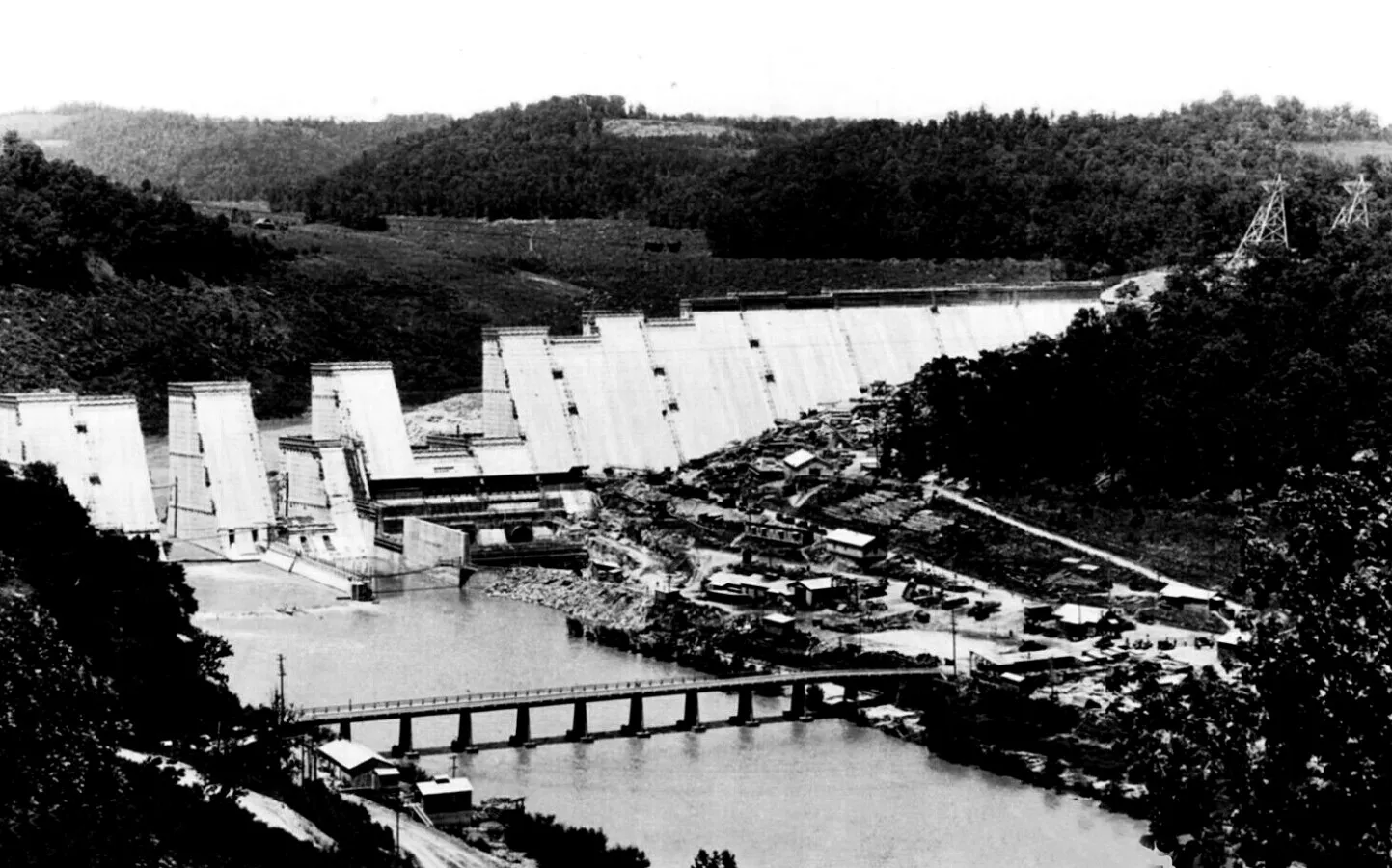 Vintage view from the southeast