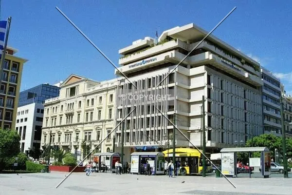 Many architectural styles, ranging from neo-classical to brutalist, co-exist in modern Athens
