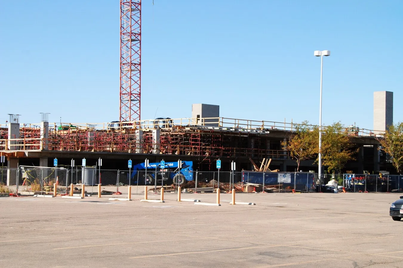 View from the southeast