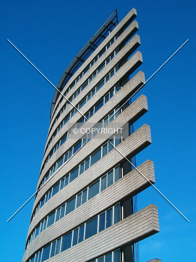 Looking up from the south