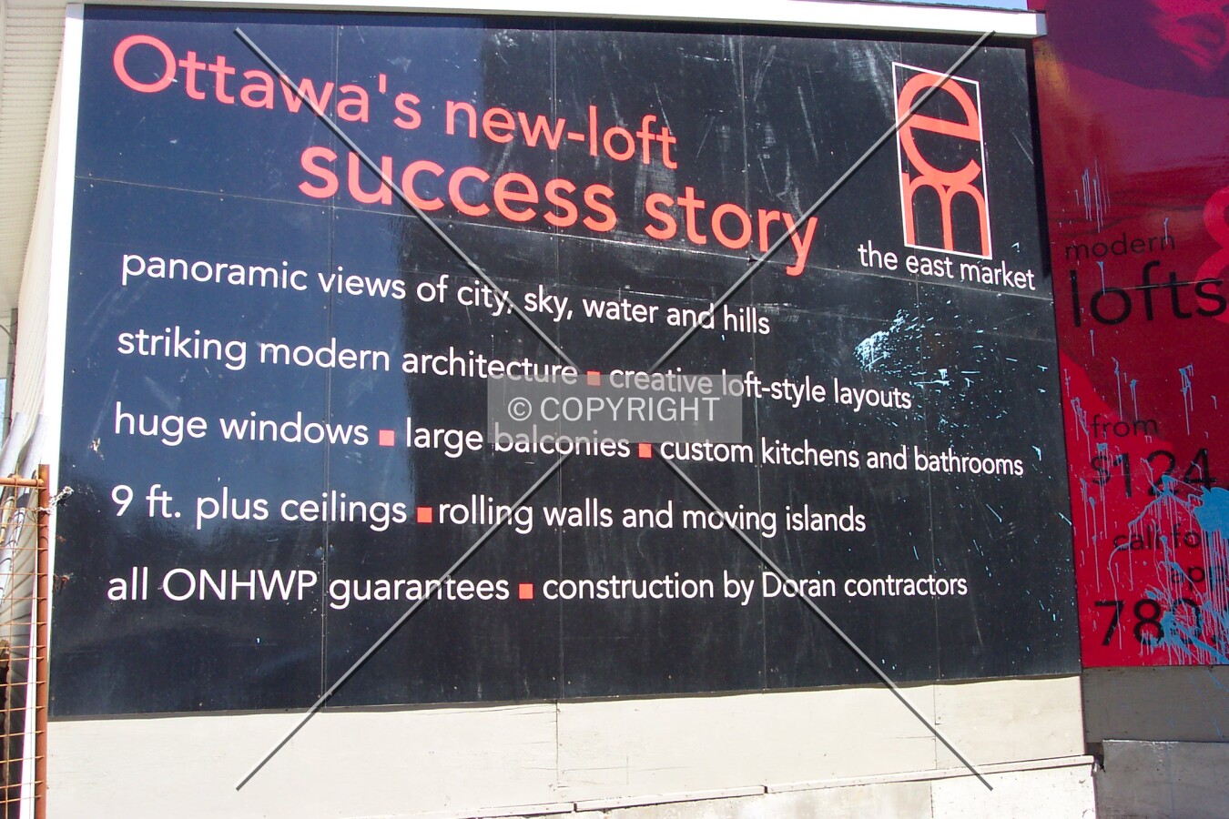 Advertising the development's success