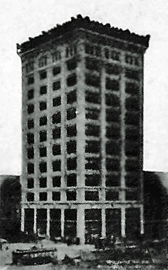 Vintage view from the northwest