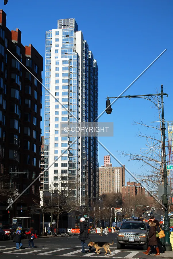Viewd from the south along Columbus Avenue