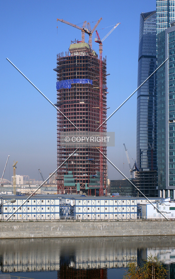 South view from across Moskva River