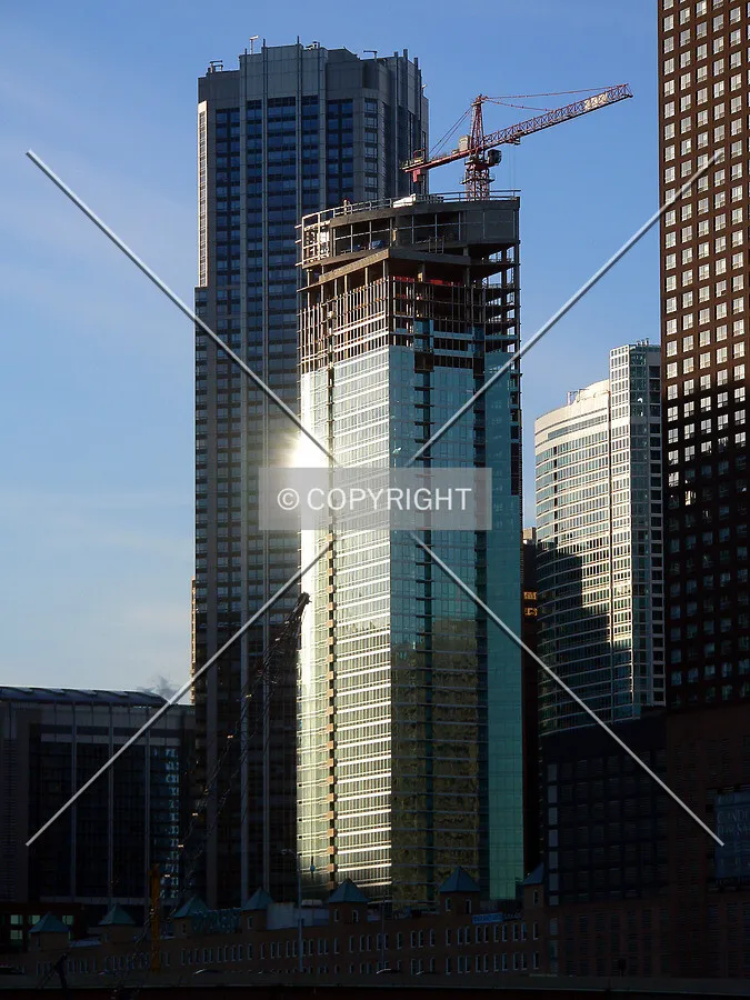 View to the northwest from the Chicago River