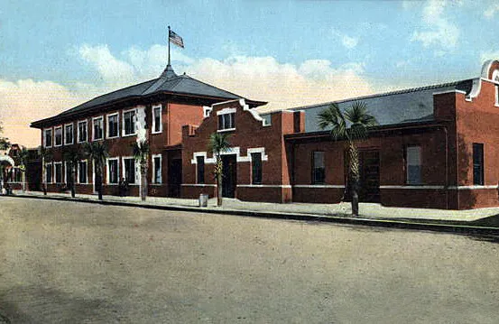 Vintage view from the southwest