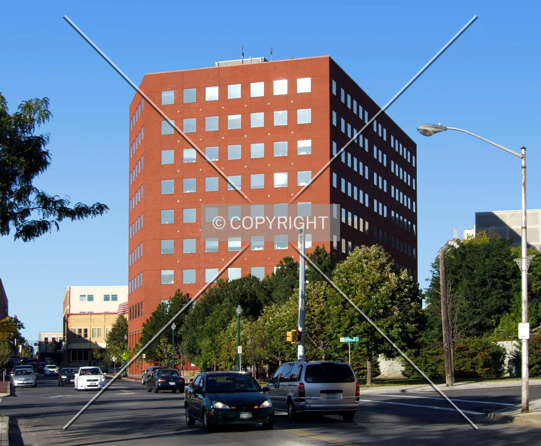 View from the southwest on Broadway