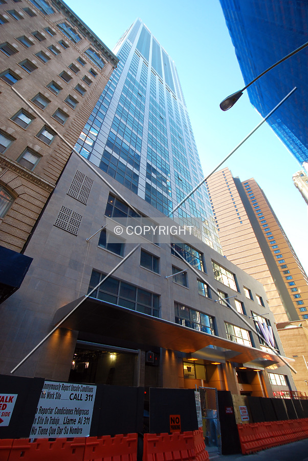 Looking up from Albany Street