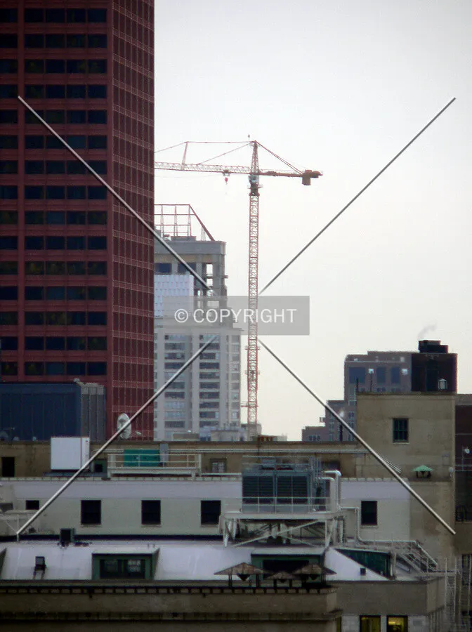 View to the south from the 20th floor of 330 North Wabash