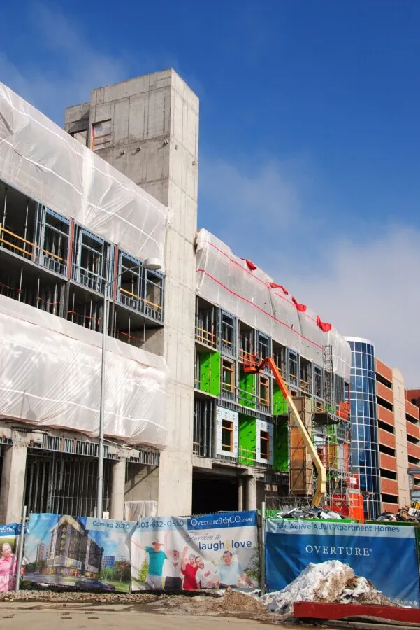 View to the northeast