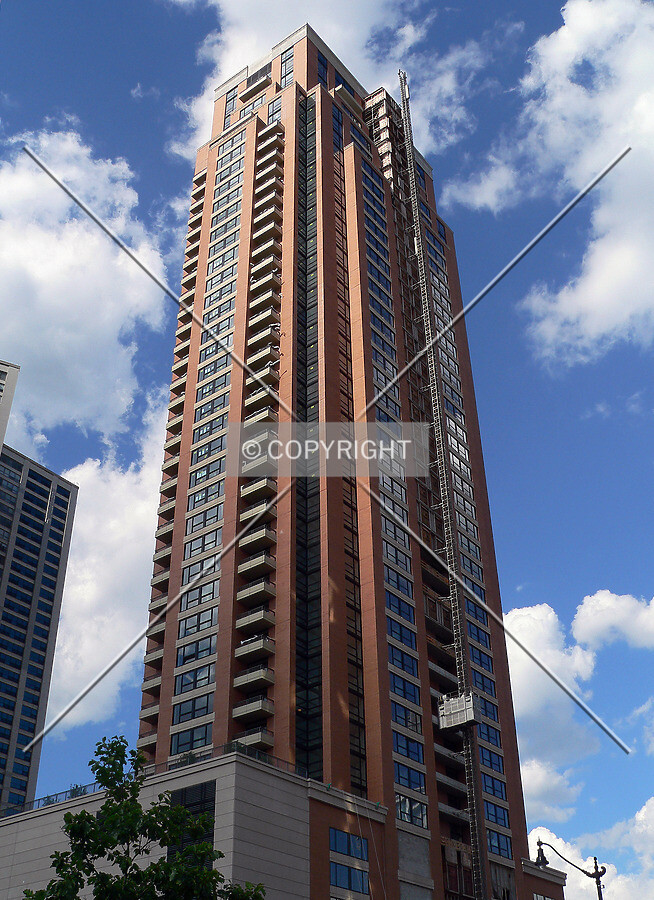View up the southwest corner from Roosevelt Road