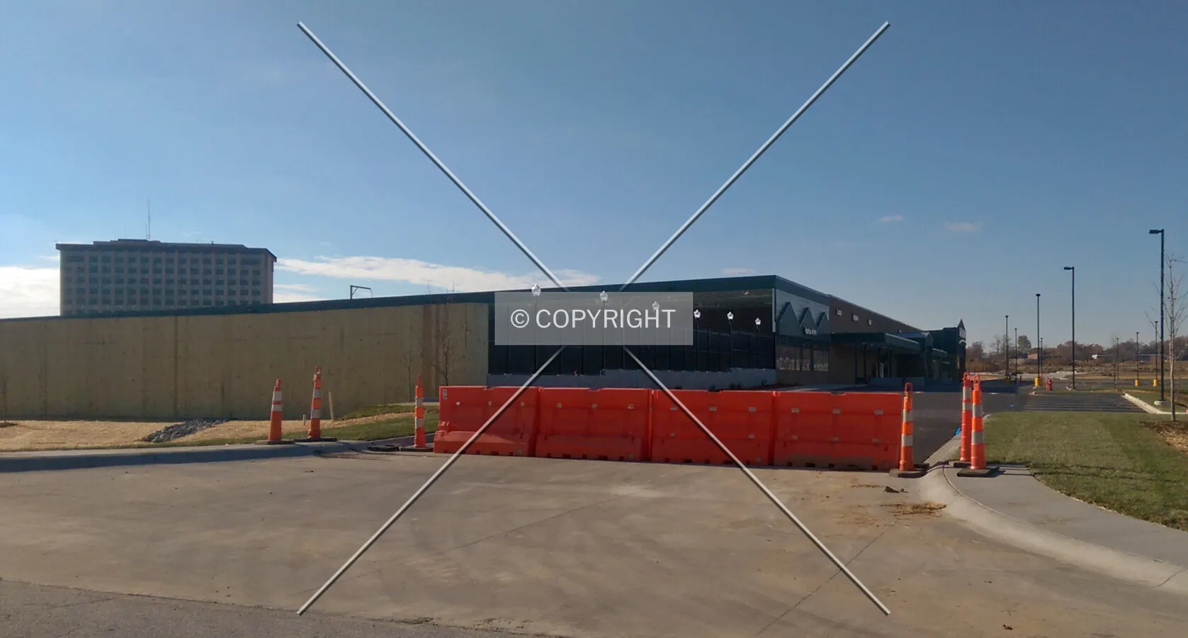 Northeast view while under construction; November 14, 2014