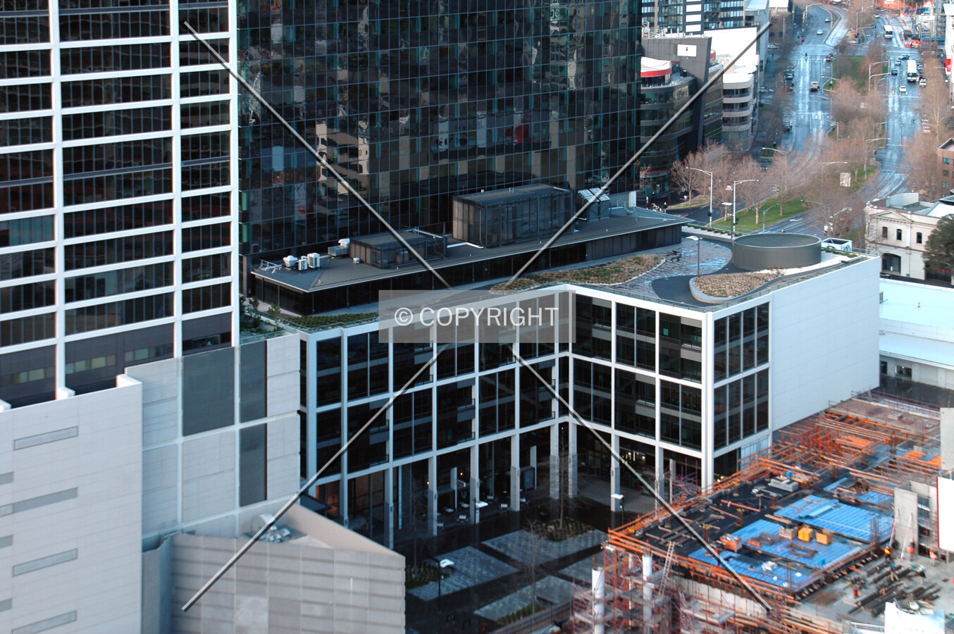 Podium as seen from Crown Towers