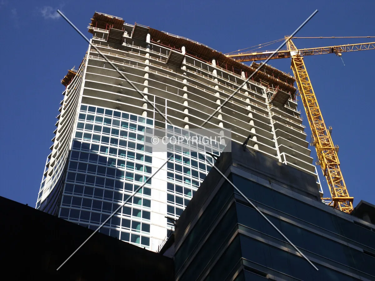 Looking up from the southwest