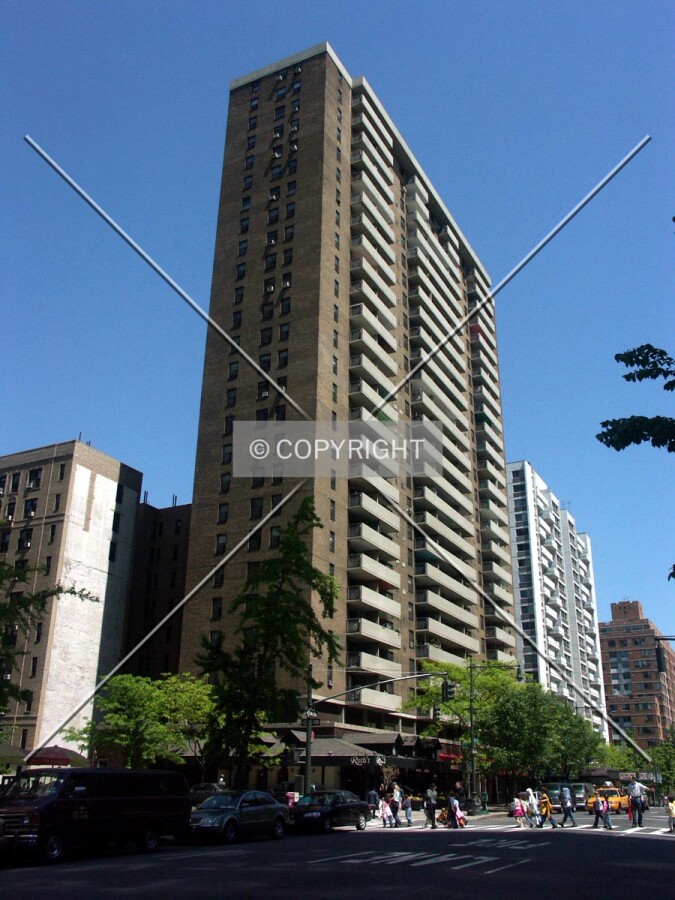 View from the southeast along Columbus Avenue
