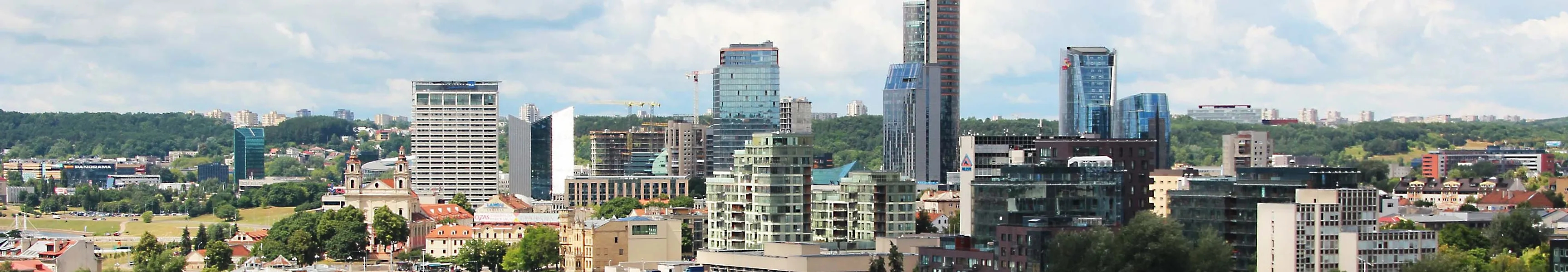 Panorama of Vilnius