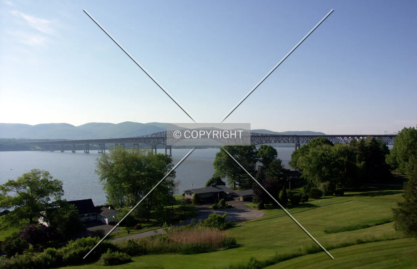 Hamilton-Fish Newburgh-Beacon Bridge from Newburgh, looking southeast