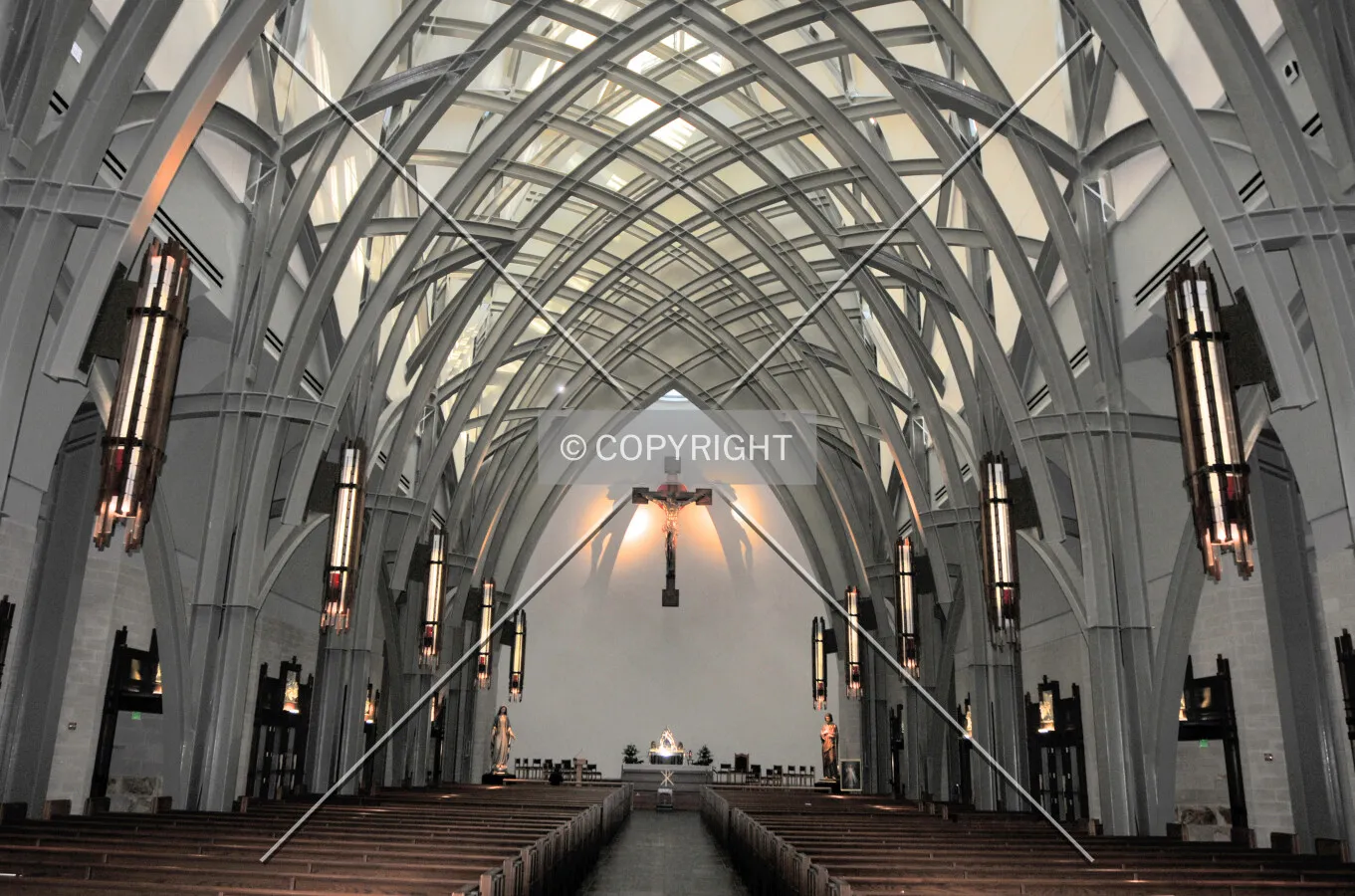 View of the altar from the west