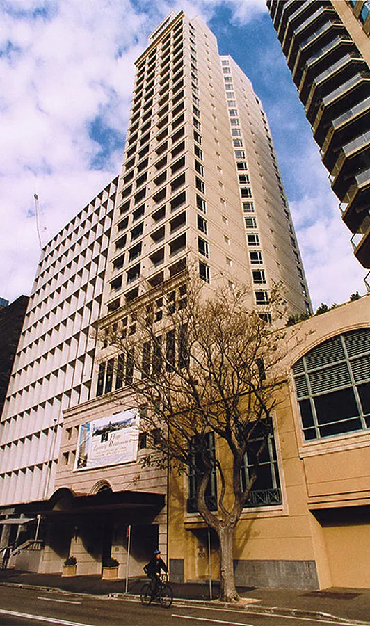 View from street level
