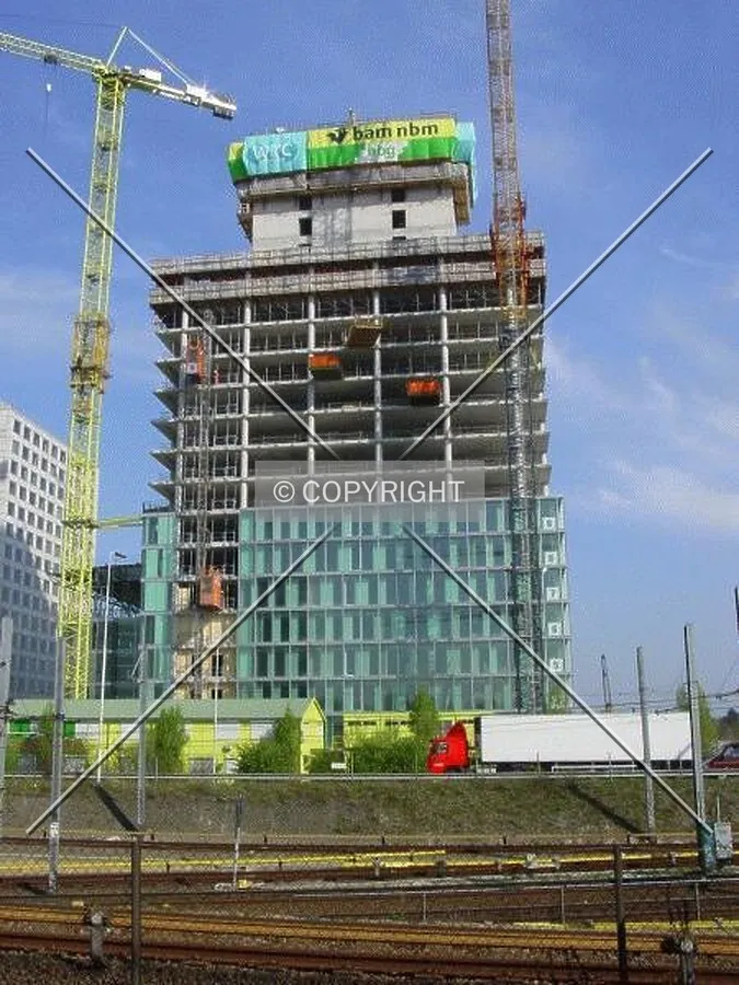 View from Amsterdam Zuid WTC railway station