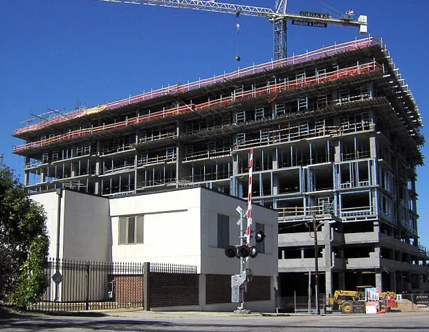 View from the southeast