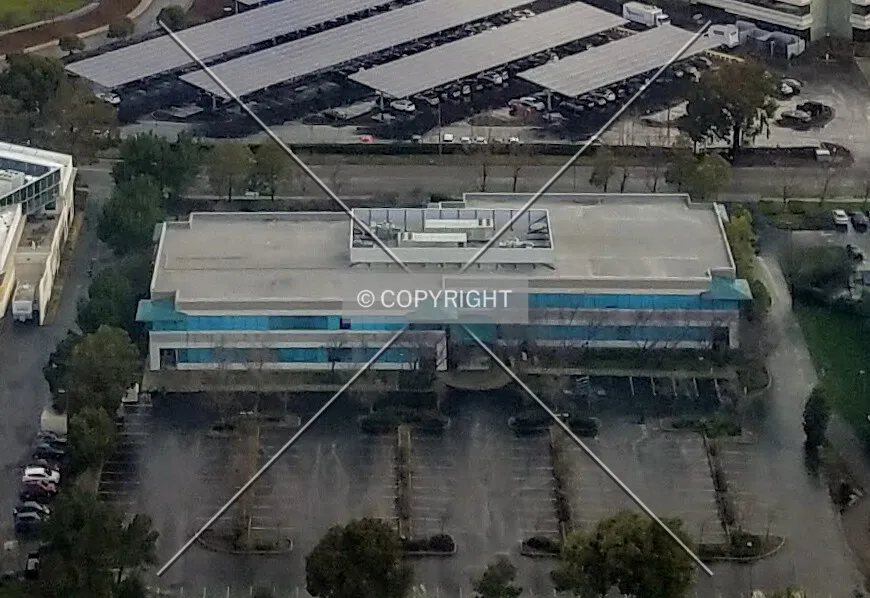 Aerial view from the southwest; February 21, 2017