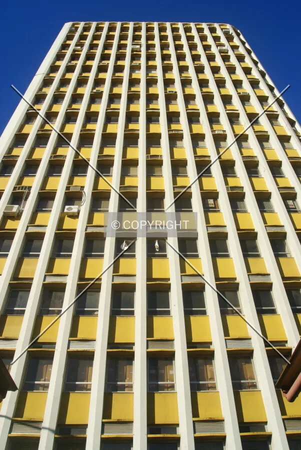 Looking up from Parobé Square