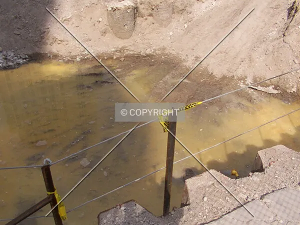 Ground water in the southwest corner