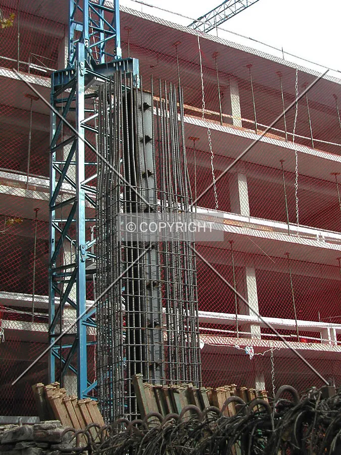 View of one of the pillar