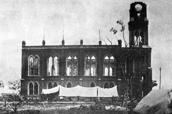 View from the north following the May 3, 1901 fire